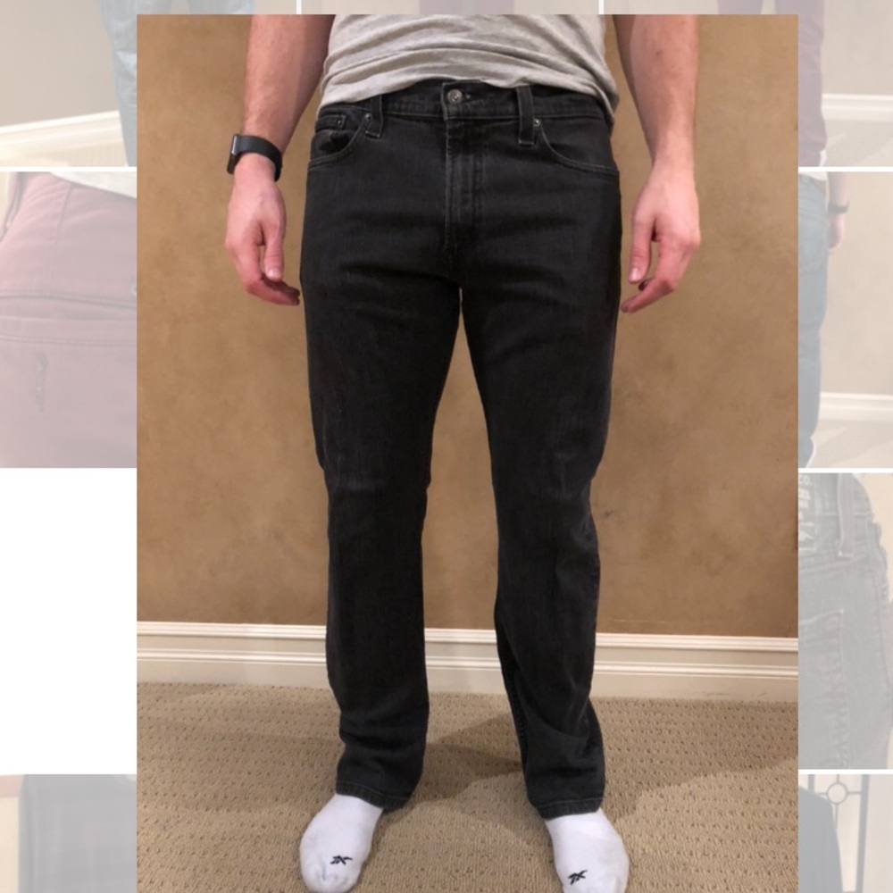 Levi’s 514 Slim Straight jeans dark grey